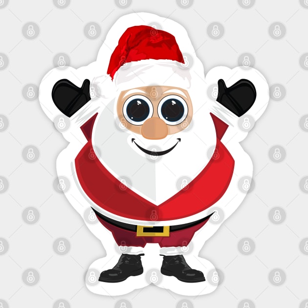 Santa Claus Sticker by adamzworld